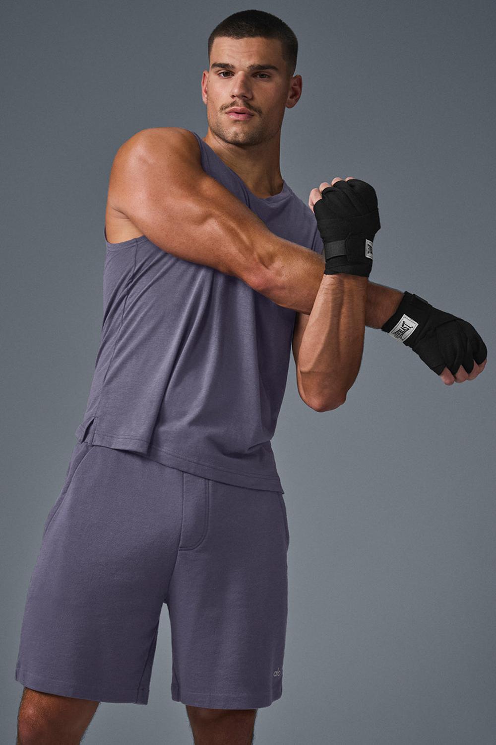 φανελακια για τρεξιμο ανδρικα Alo Yoga The Triumph Muscle Italian Plum | Greece  QMYCZ-8136