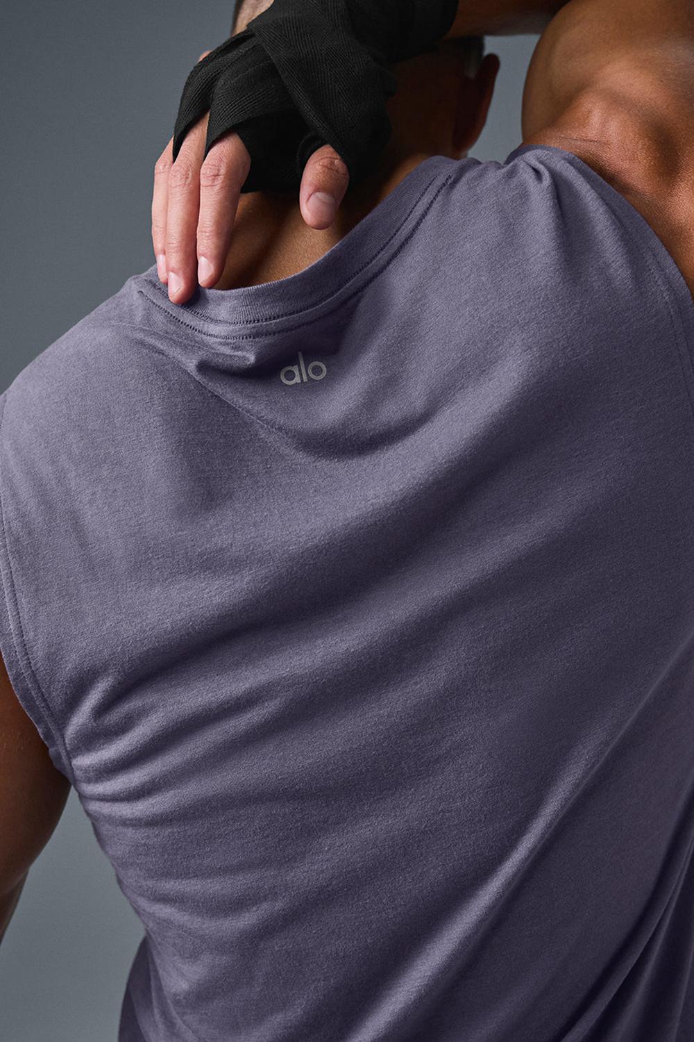 φανελακια για τρεξιμο ανδρικα Alo Yoga The Triumph Muscle Italian Plum | Greece  QMYCZ-8136