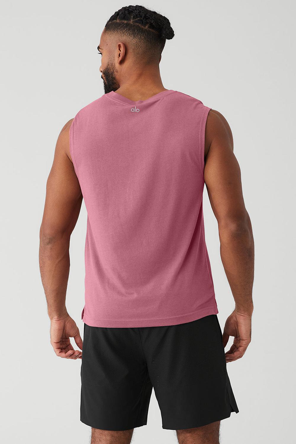 φανελακια για τρεξιμο ανδρικα Alo Yoga The Triumph Muscle Mars Clay | Greece  XPIQW-8705