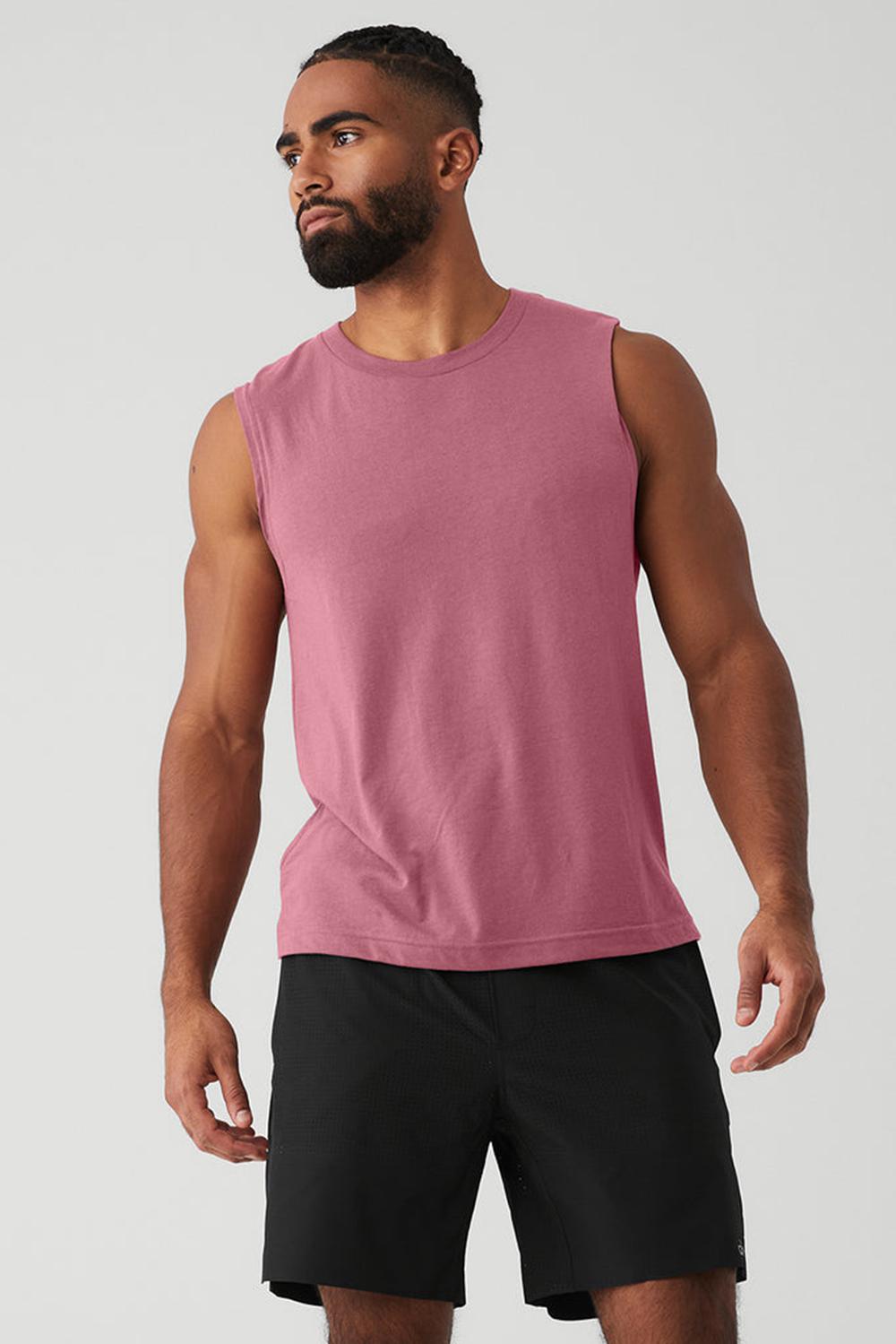 φανελακια για τρεξιμο ανδρικα Alo Yoga The Triumph Muscle Mars Clay | Greece  XPIQW-8705