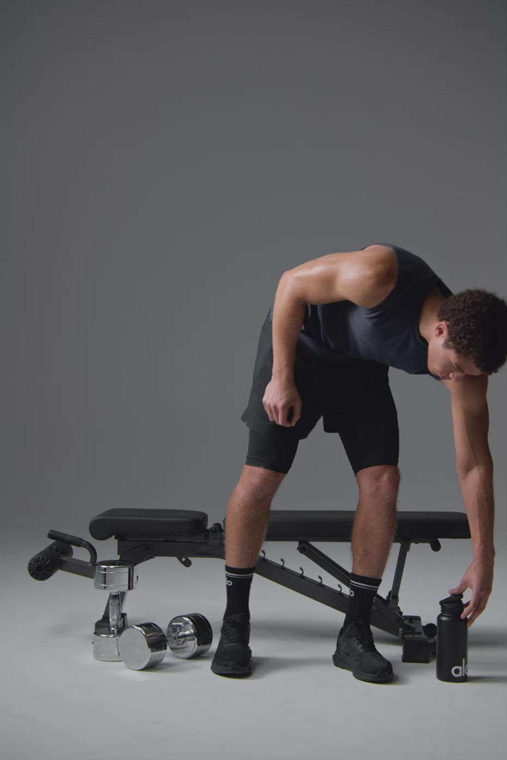 φανελακια για τρεξιμο ανδρικα Alo Yoga The Triumph Muscle γκρι | Greece  HPGWO-5608