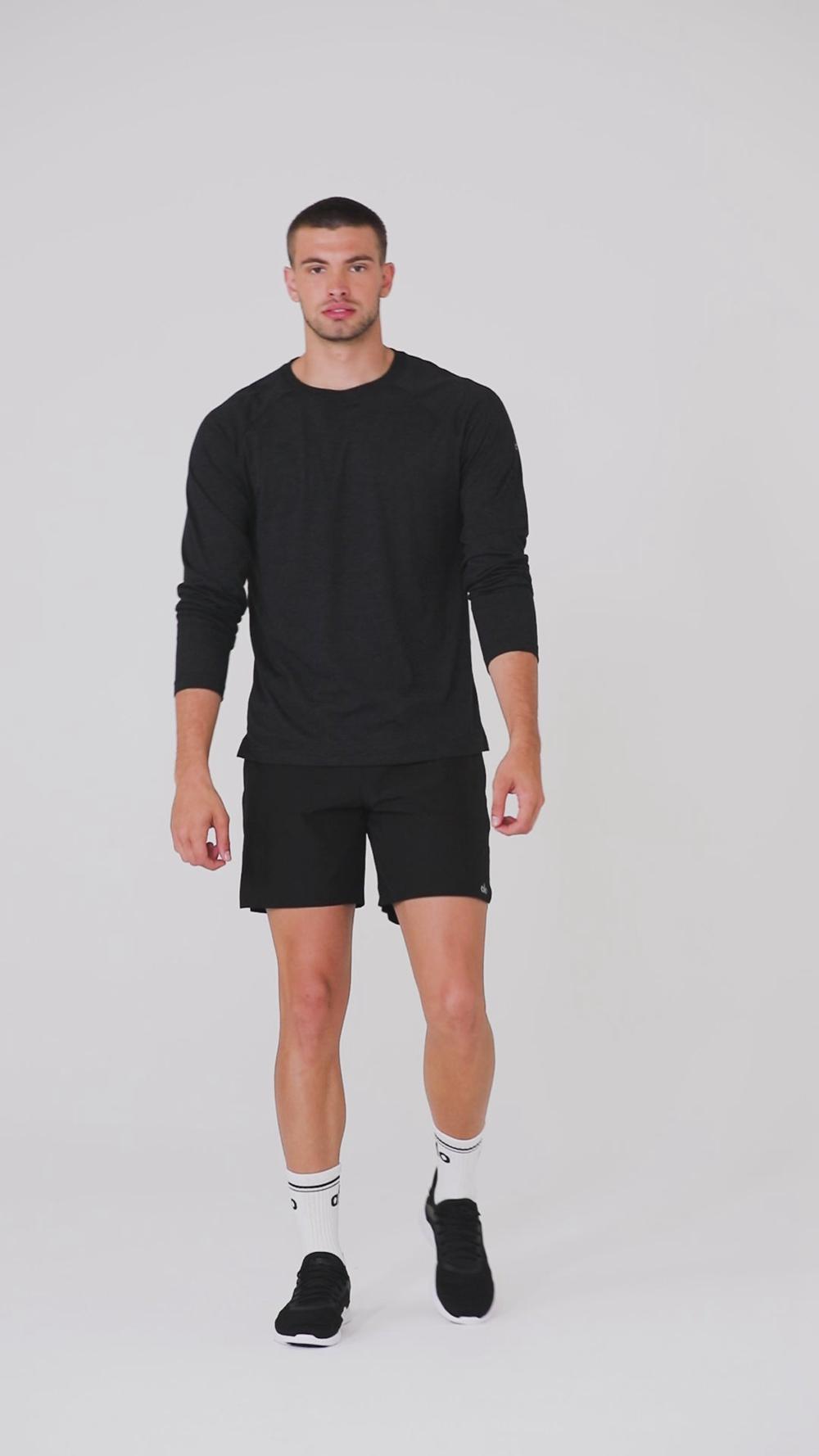 μπλουζακια για τρεξιμο ανδρικα Alo Yoga Triumph Long Sleeve πρασινο | Greece  LYUWD-2359