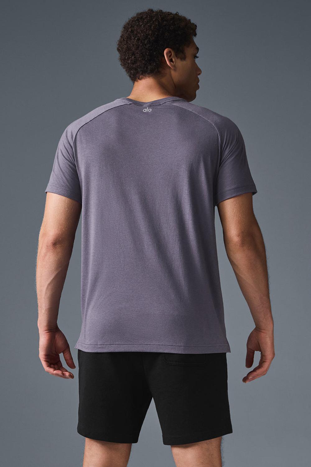 μπλουζακια για τρεξιμο ανδρικα Alo Yoga Triumph Raglan Italian Plum | Greece  BHDCL-3789