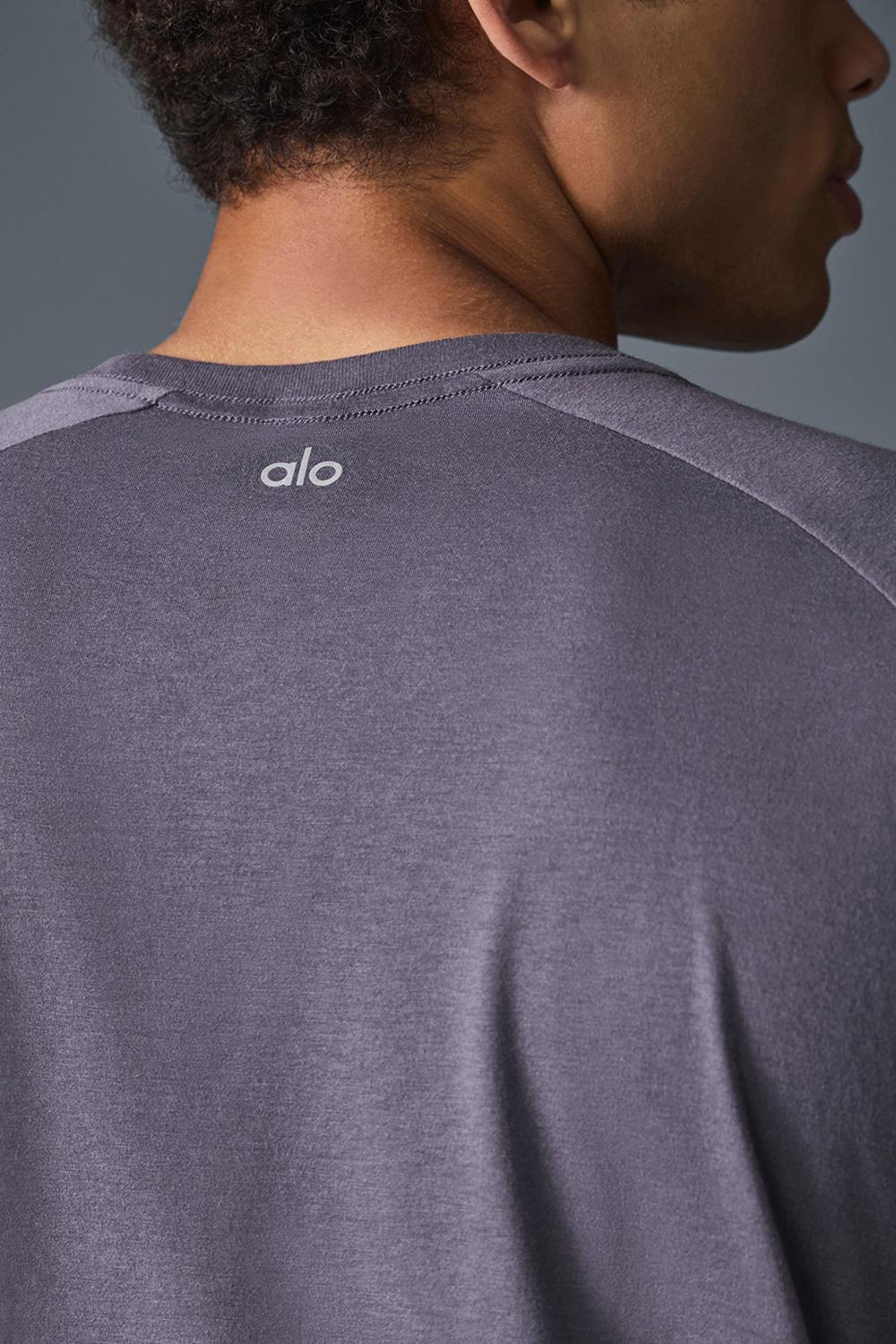 μπλουζακια για τρεξιμο ανδρικα Alo Yoga Triumph Raglan Italian Plum | Greece  BHDCL-3789