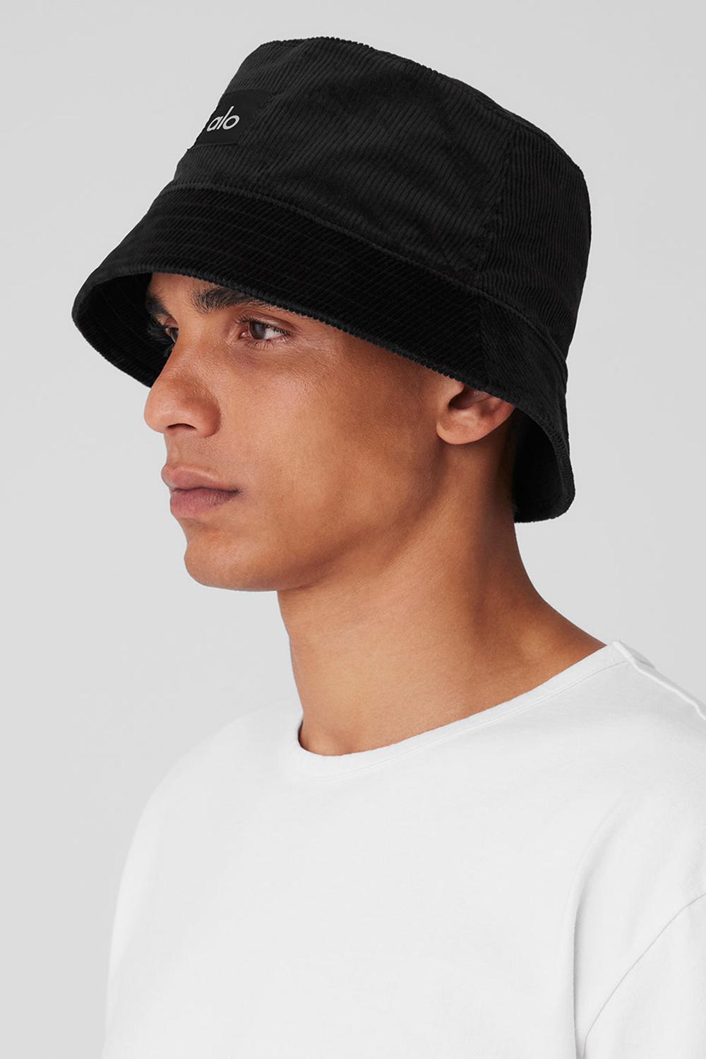 καπελα bucket ανδρικα Alo Yoga Corduroy Neighborhood μαυρα | Greece  MXZAF-8607