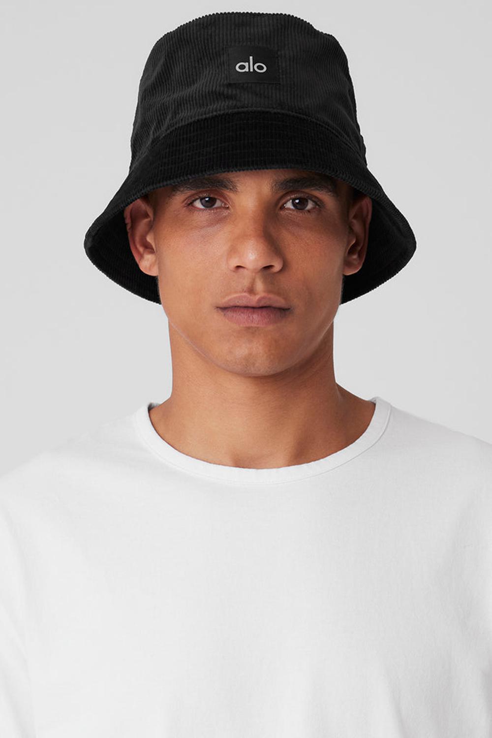 καπελα bucket ανδρικα Alo Yoga Corduroy Neighborhood μαυρα | Greece  MXZAF-8607
