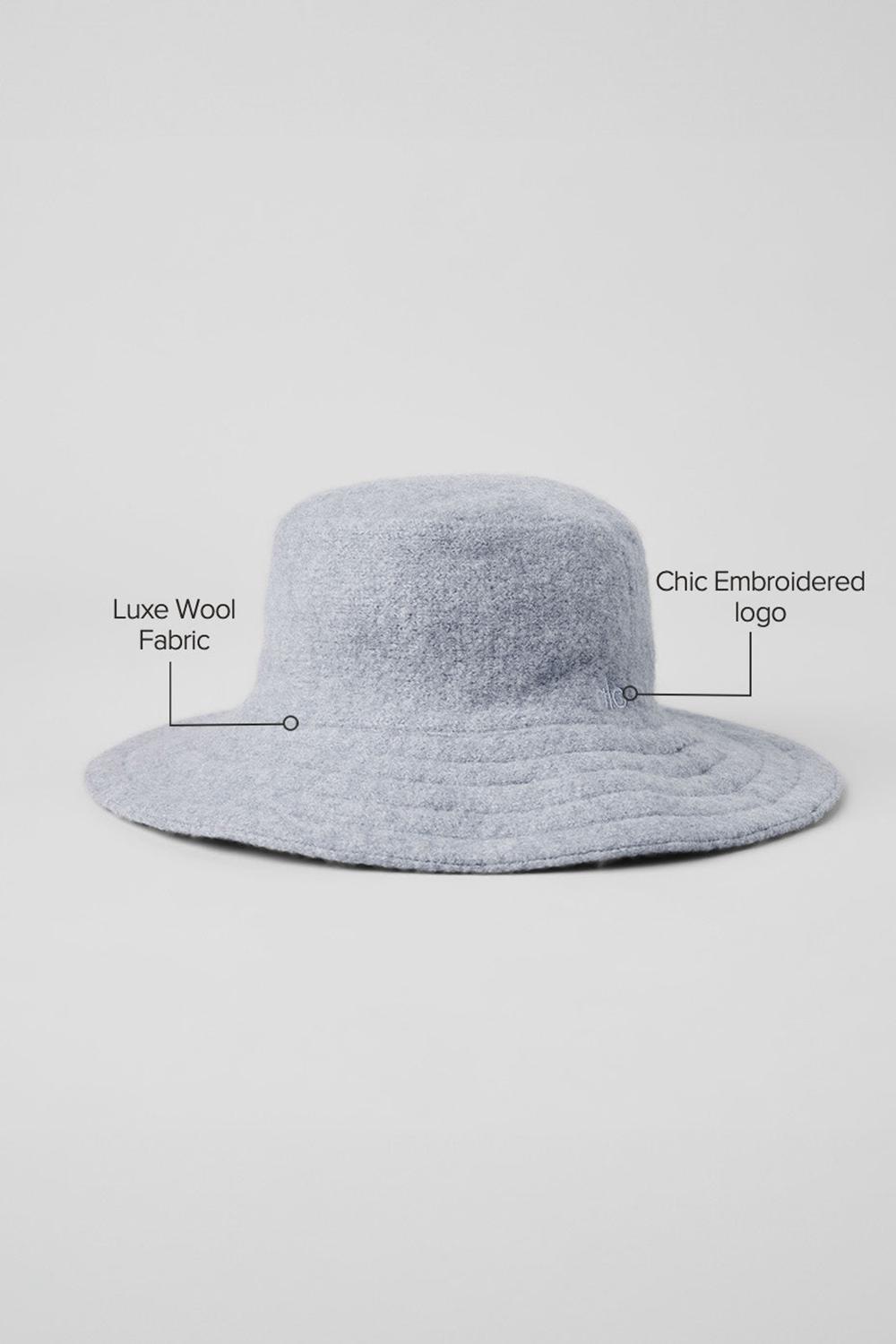 καπελα bucket γυναικεια Alo Yoga Merino Wool γκρι | Greece  IPQVO-9072