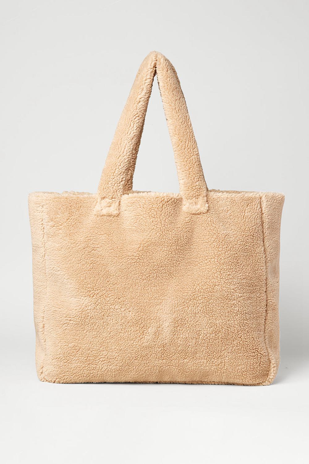 τσάντεσ tote γυναικεια Alo Yoga Foxy Sherpa Camel | Greece  OESYT-4361