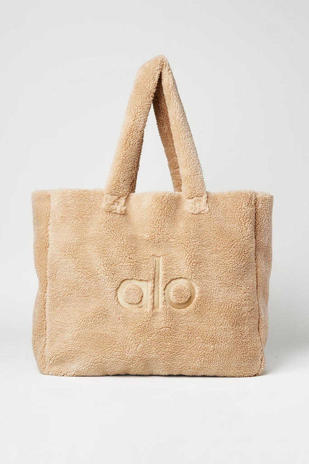 τσάντεσ tote γυναικεια Alo Yoga Foxy Sherpa Camel | Greece  OESYT-4361