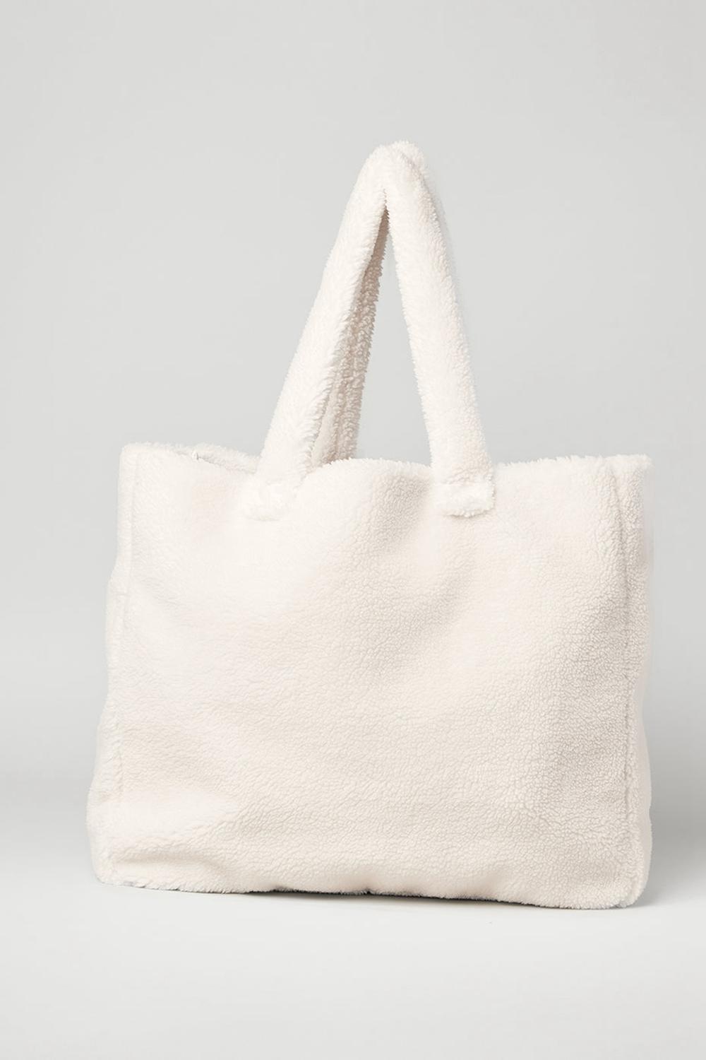 τσάντεσ tote γυναικεια Alo Yoga Foxy Sherpa Ivory | Greece  SXKUA-0271