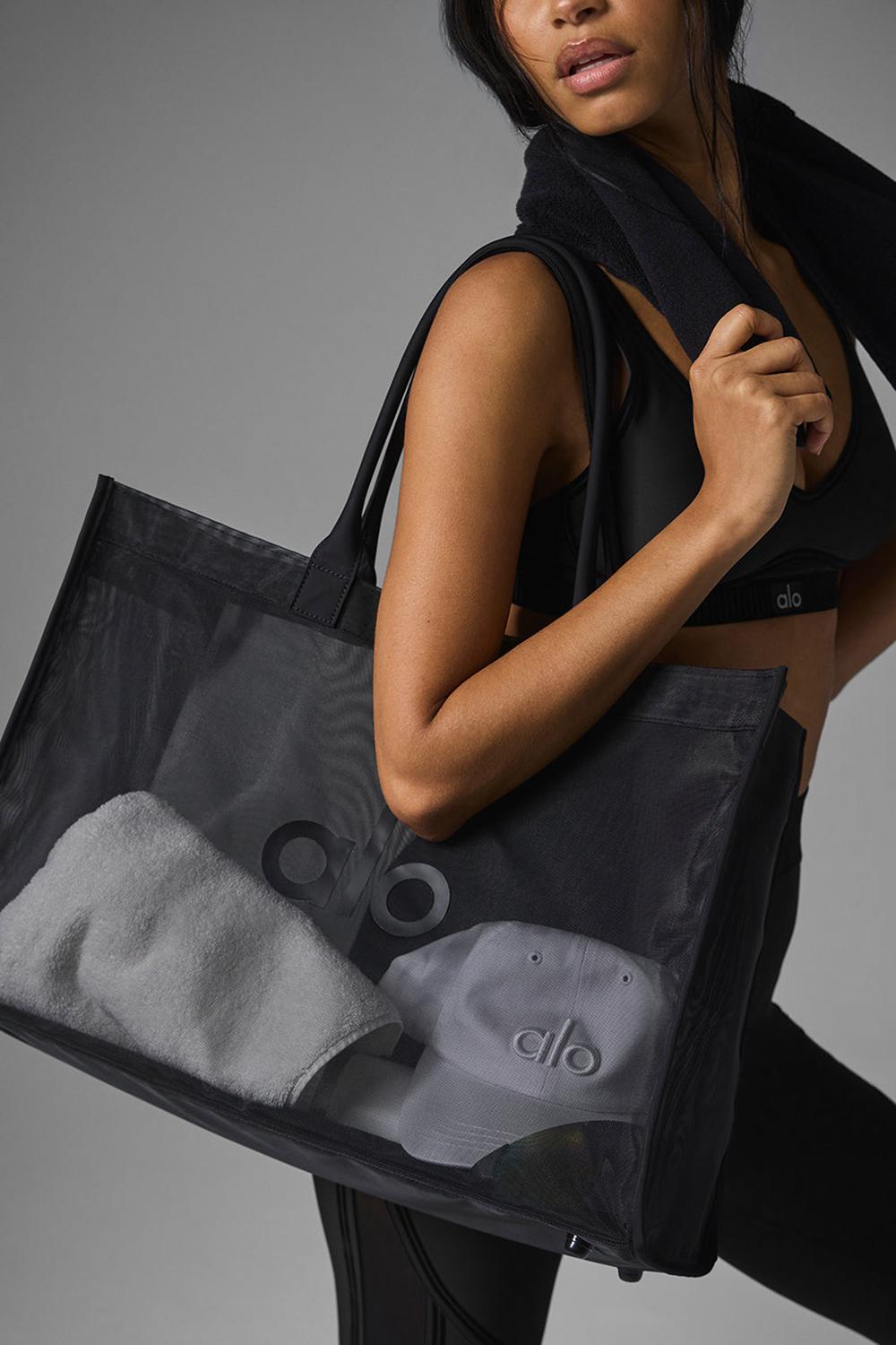 τσάντεσ tote γυναικεια Alo Yoga Sheer μαυρα | Greece  IMBVD-2756