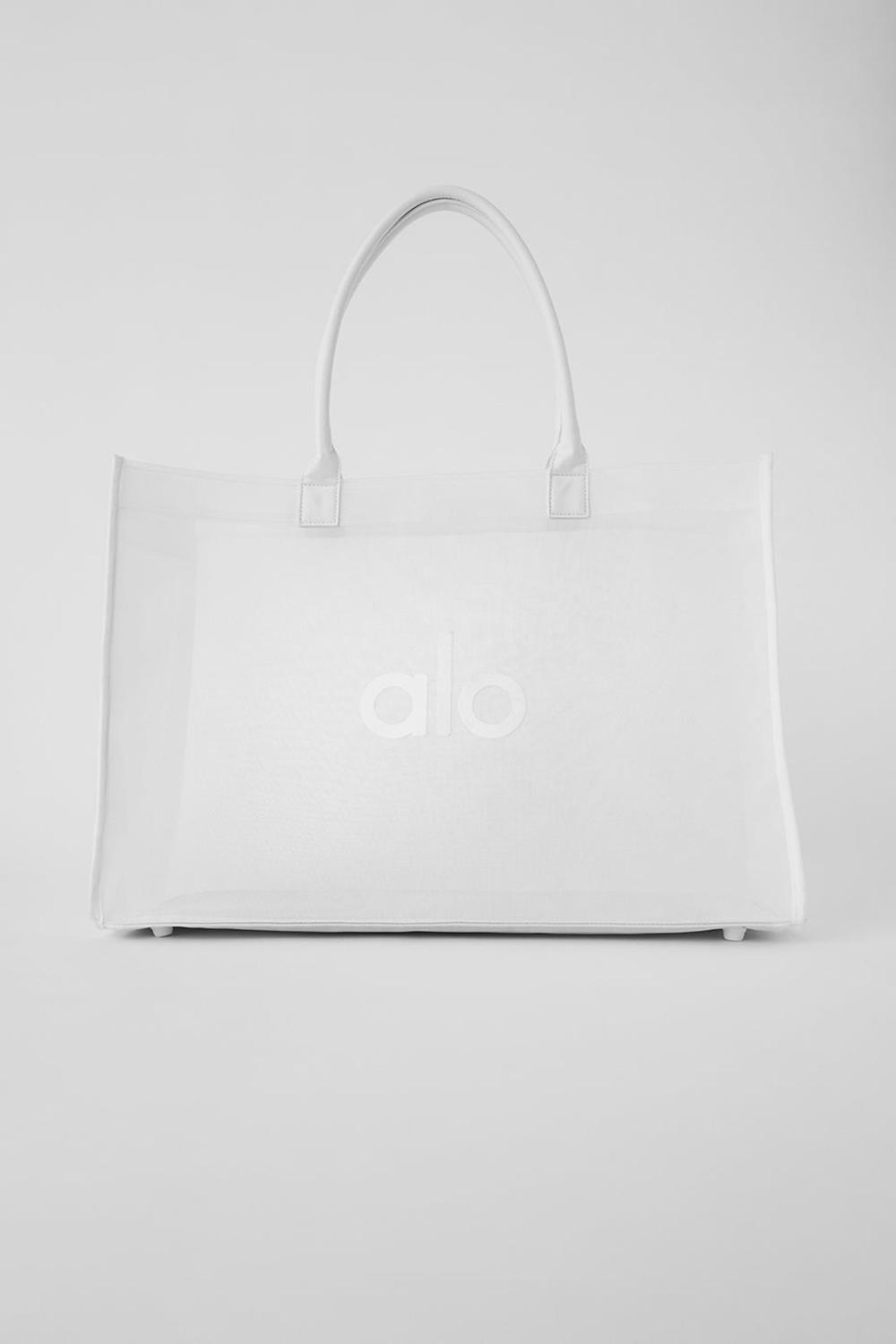 τσάντεσ tote γυναικεια Alo Yoga Sheer ασπρα | Greece  NCILX-0398