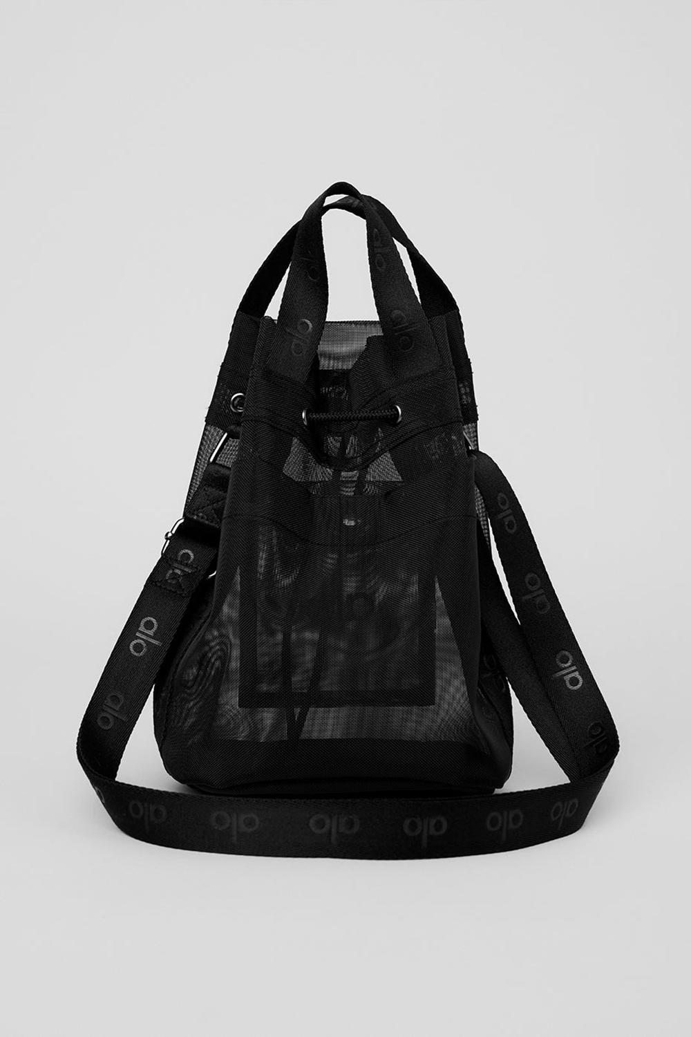 bucket bags γυναικεια Alo Yoga Sheer Cross Body μαυρα | Greece  UTRKW-4195