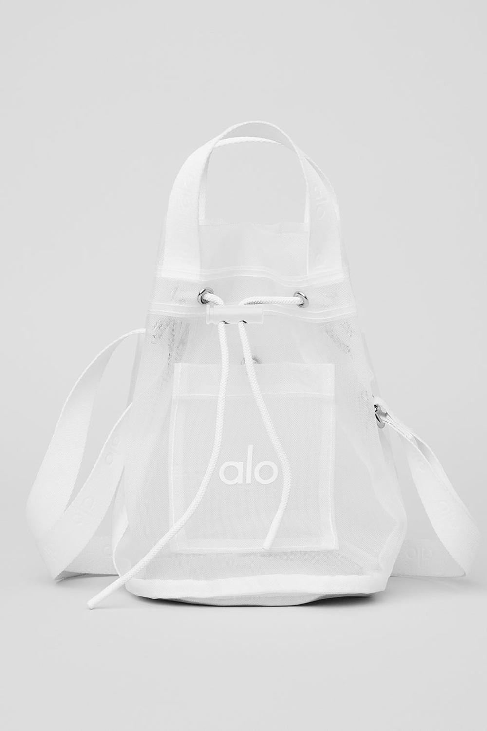 bucket bags γυναικεια Alo Yoga Sheer Cross Body ασπρα | Greece  VYWIM-7829