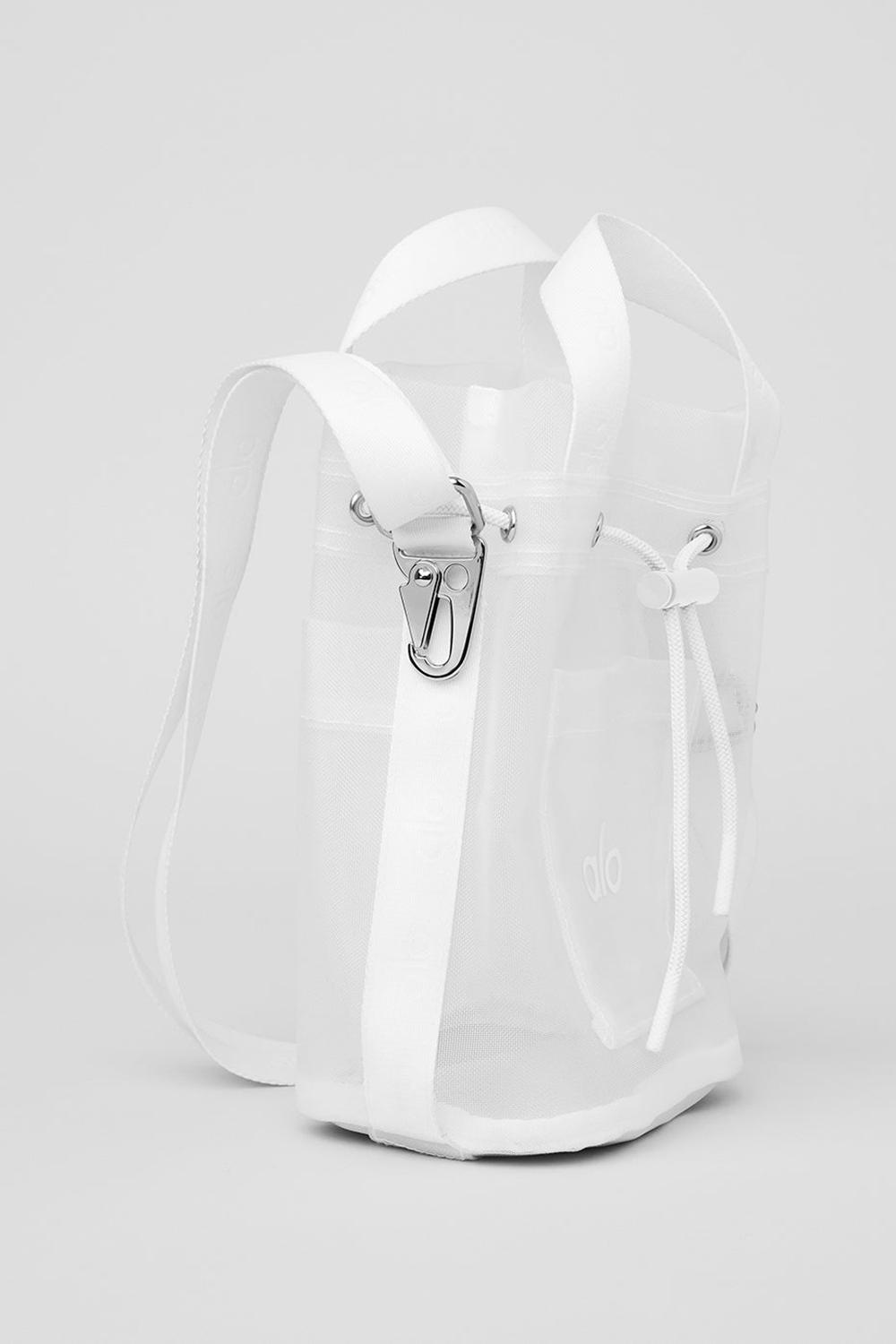 bucket bags γυναικεια Alo Yoga Sheer Cross Body ασπρα | Greece  VYWIM-7829