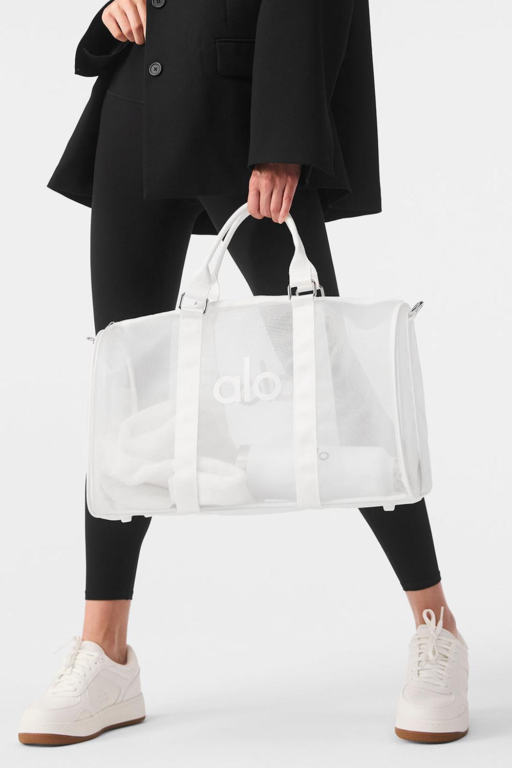 duffle τσαντεσ ανδρικα Alo Yoga Sheer ασπρα | Greece  LYSNQ-1529