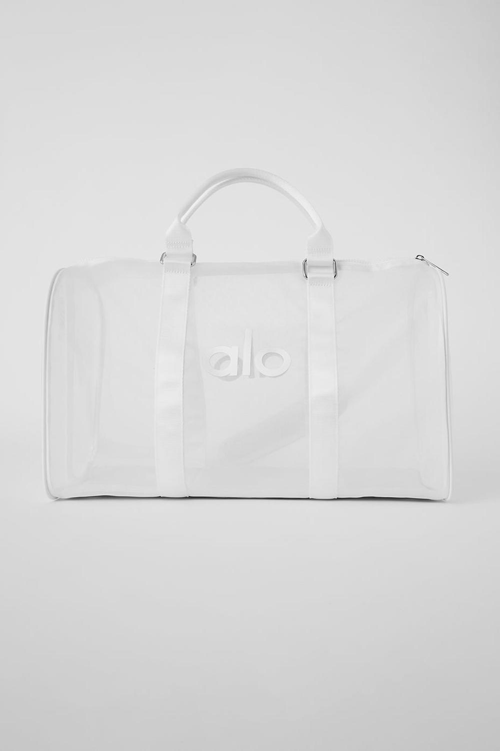 duffle τσαντεσ ανδρικα Alo Yoga Sheer ασπρα | Greece  LYSNQ-1529