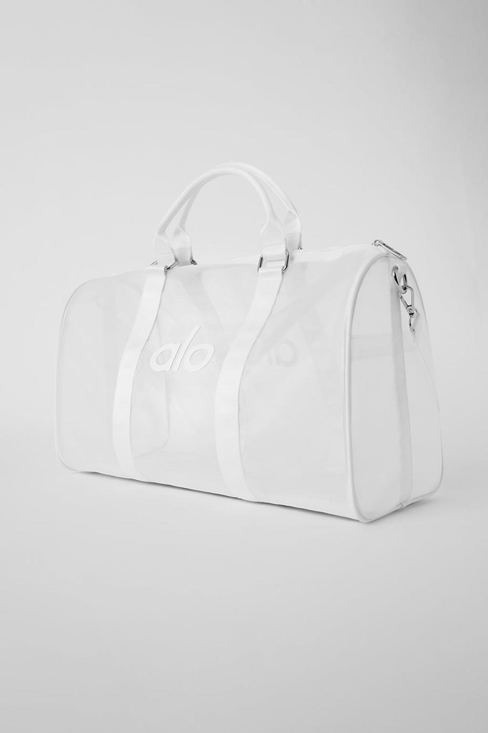 duffle τσαντεσ ανδρικα Alo Yoga Sheer ασπρα | Greece  LYSNQ-1529