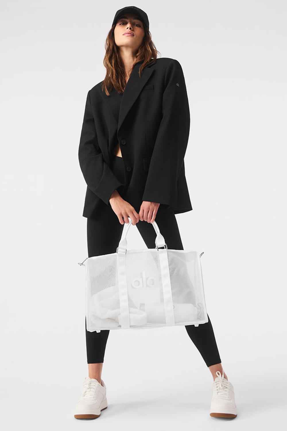 duffle τσαντεσ ανδρικα Alo Yoga Sheer ασπρα | Greece  LYSNQ-1529